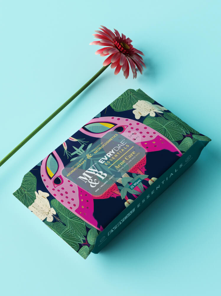 Acne Care Face Wipes 'Pack of 25’ By MW&B | EVRYDAE Essentials