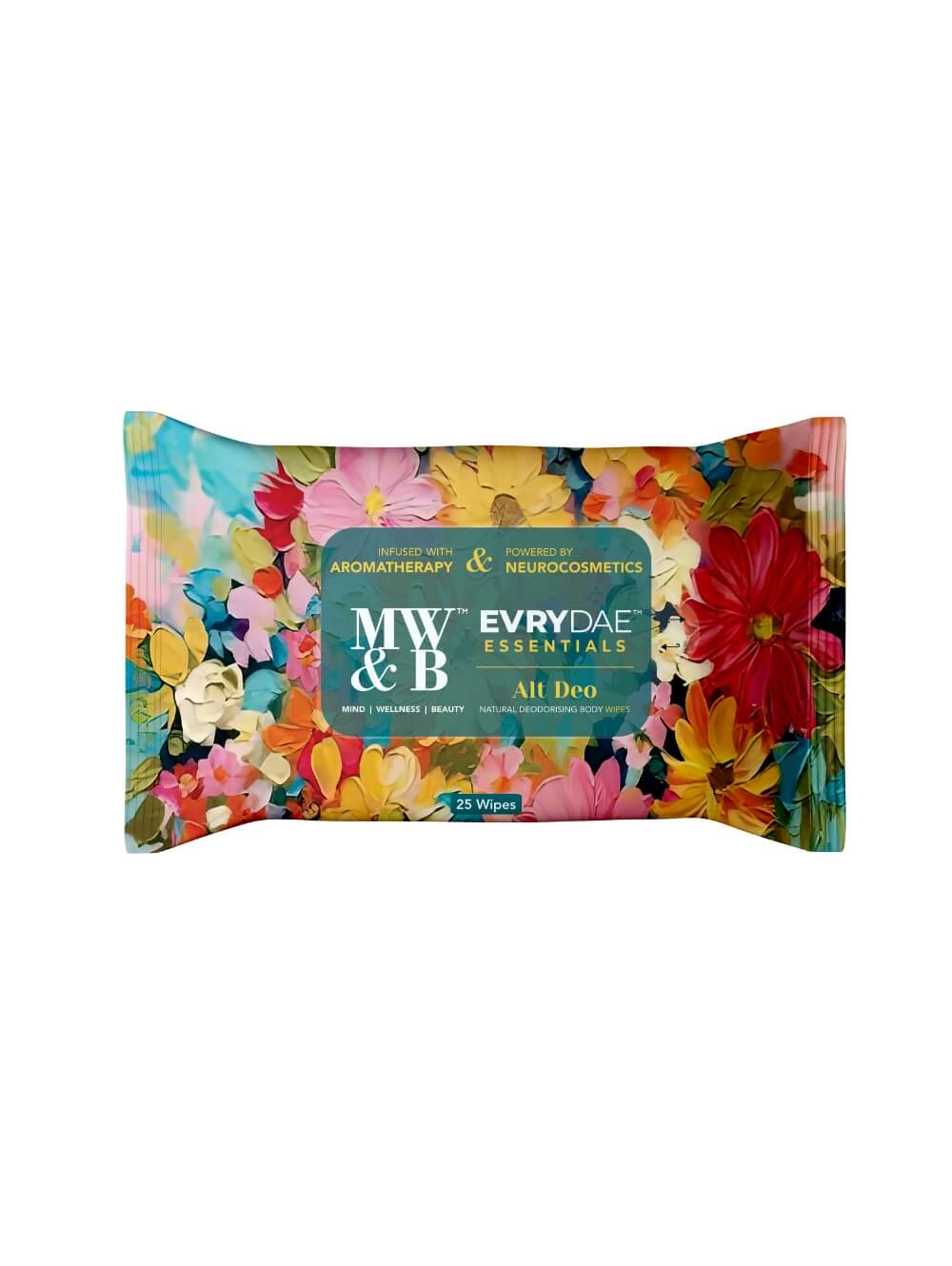 Alt Deo Natural Deodorising Body Flora Wipes 'Pack of 25’ By MW&B | EVRYDAE Essentials