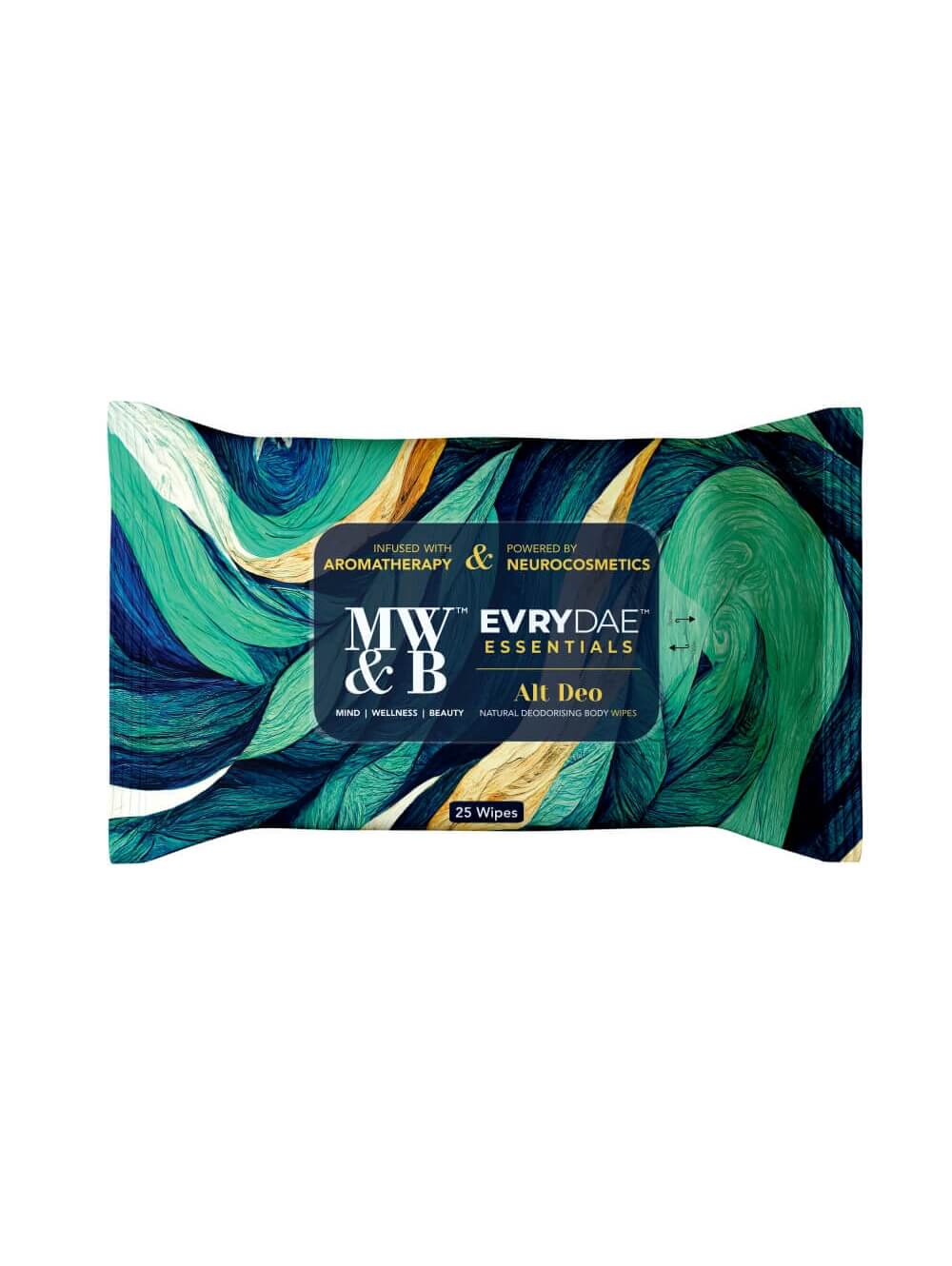 Alt Deo Natural Deodorising Body Wipes 'Pack of 25’ By MW&B | EVRYDAE Essentials