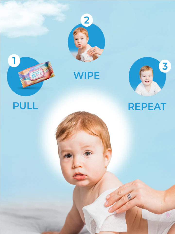 Buy Combo Of 4 Baby Wipes by MW&B | EVRYDAE Essentials