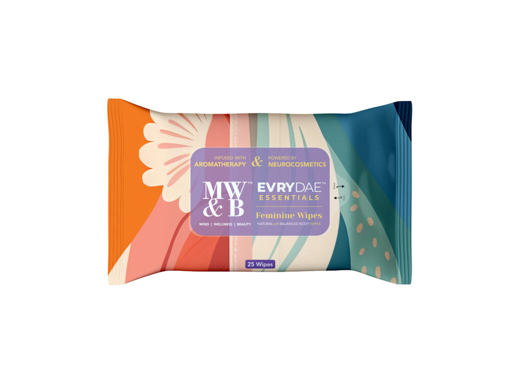 Feminine Wipes 3.5ph Balance 'Pack of 25’ By MW&B | EVRYDAE Essentials