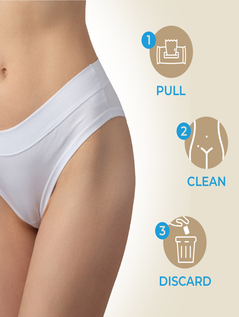 Feminine Wipes 3.5ph Balance 'Pack of 25’ By MW&B | EVRYDAE Essentials