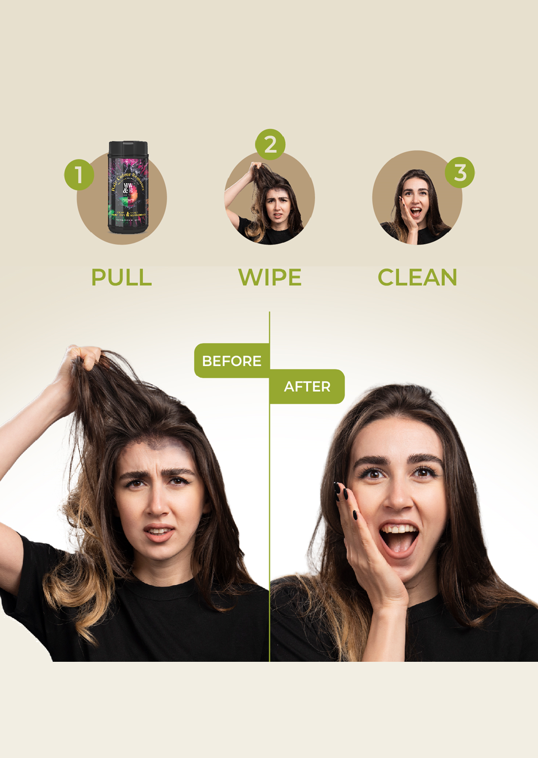 Buy Hair Colour Remover Wipes 100’s By MW&B | FORTNYTE Essentials