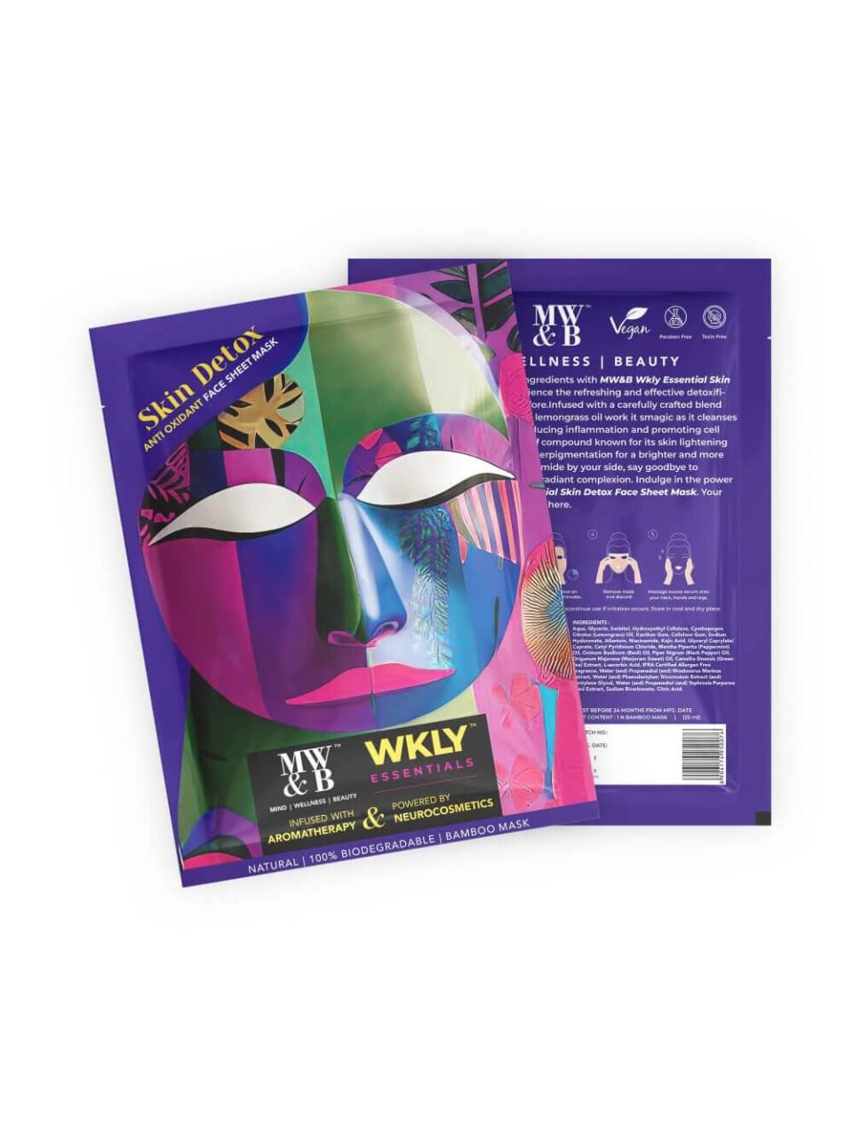 Skin Detox Face Sheet Mask By MW&B | WKLY Essentials