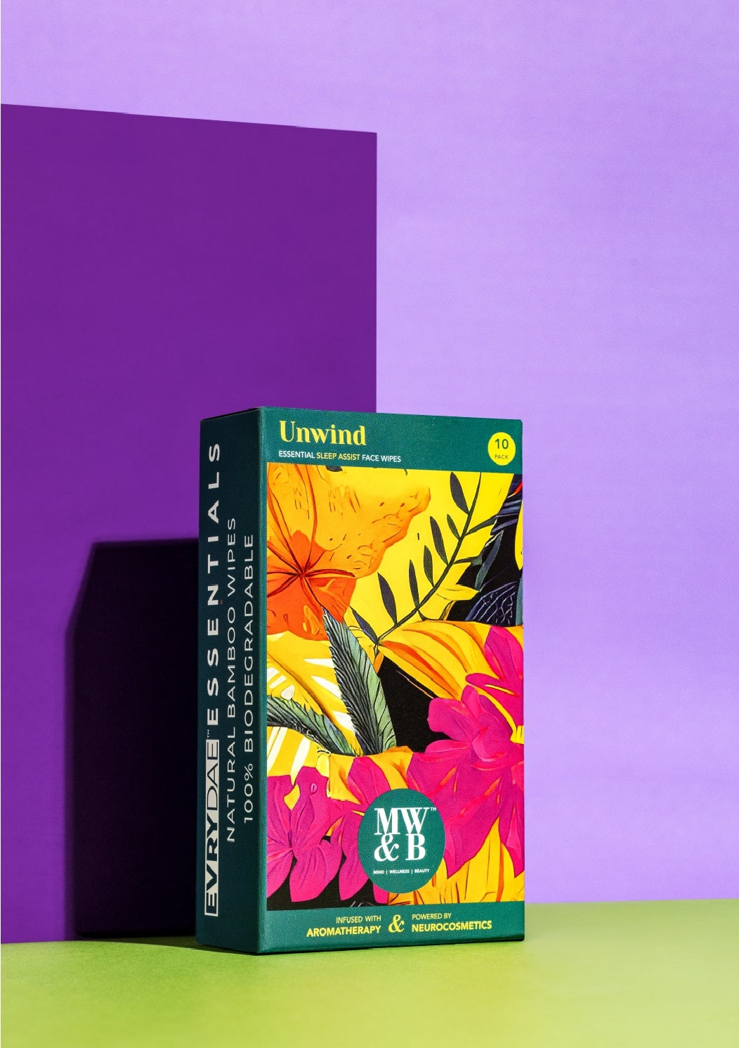 Unwind Face Wipes 10’s By MW&B | EVRYDAE Essentials