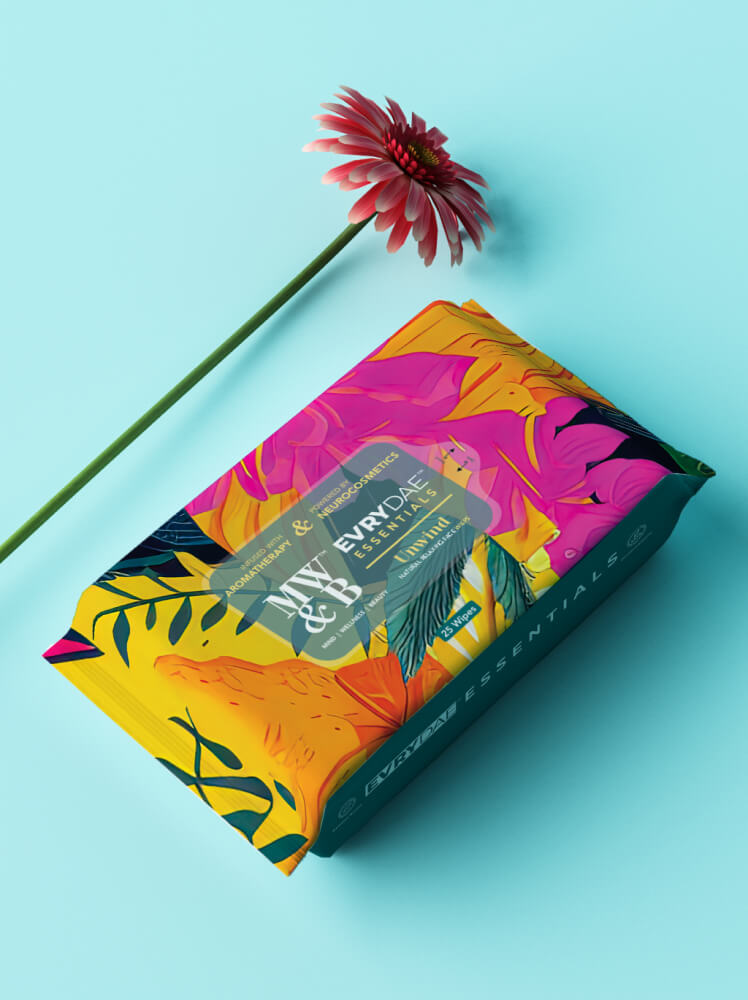 Unwind Face Wipes 25’s By MW&B | EVRYDAE Essentials