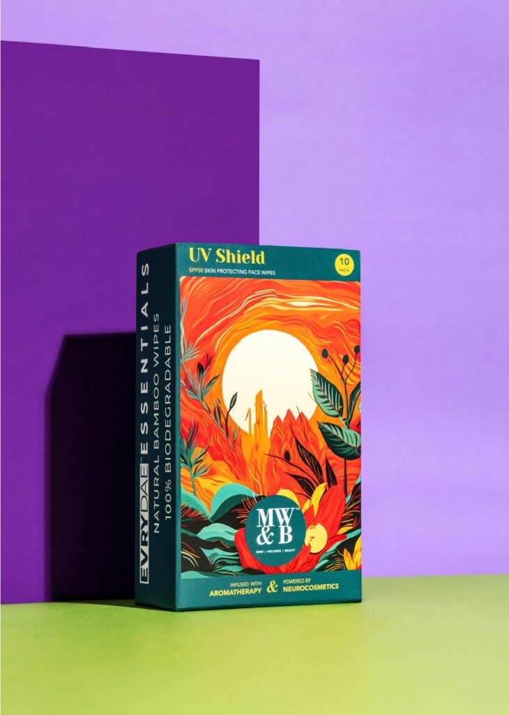 UV Shield Face Wipes 'Pack of 10’ By MW&B | EVRYDAE Essentials