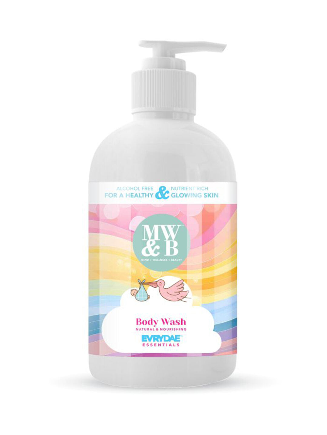 Natural & Nourishing Baby Body Wash 500ml By MW&B | EVRYDAE Essentials