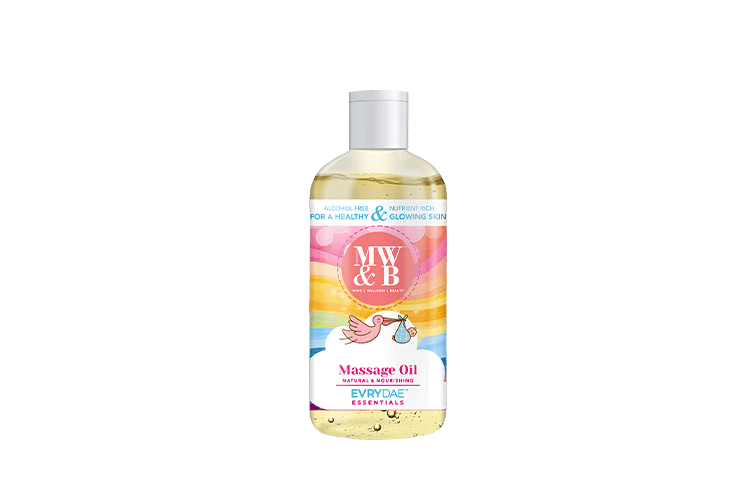Baby Body Massage Oil, Nourishing, Moisturising & Soothing 250ml | EVRYDAE Essentials